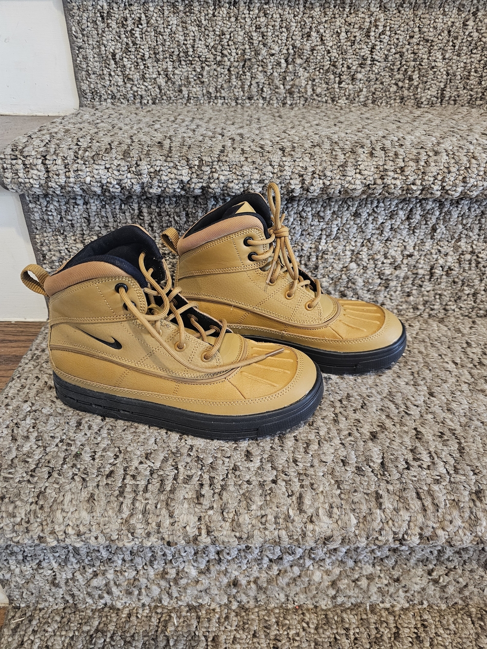 Nike Kid's Tan Waterproof Duck Boots